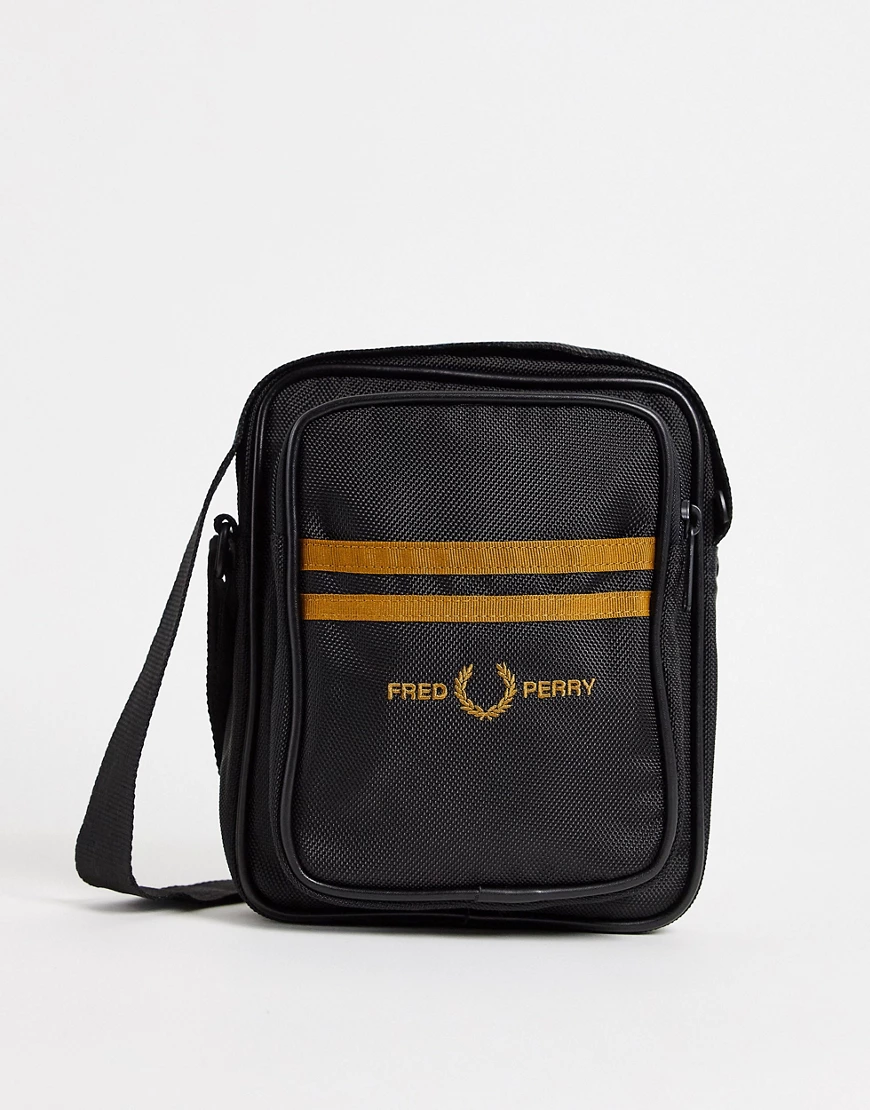 FRED PERRY Schultergurte & Messenger Herren schwarz günstig online kaufen