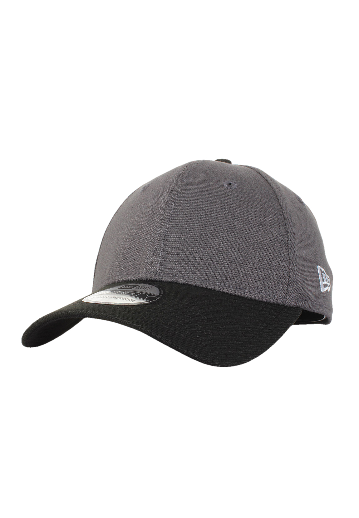 New Era 3930 Blank 39Thirty Cap NE BASIC BLANK Dunkelgrau Schwarz günstig online kaufen