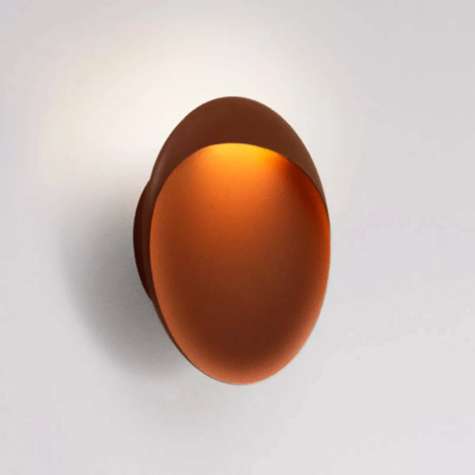 Louis Poulsen Flindt Wandlampe Ø20cm corten 2.700K günstig online kaufen