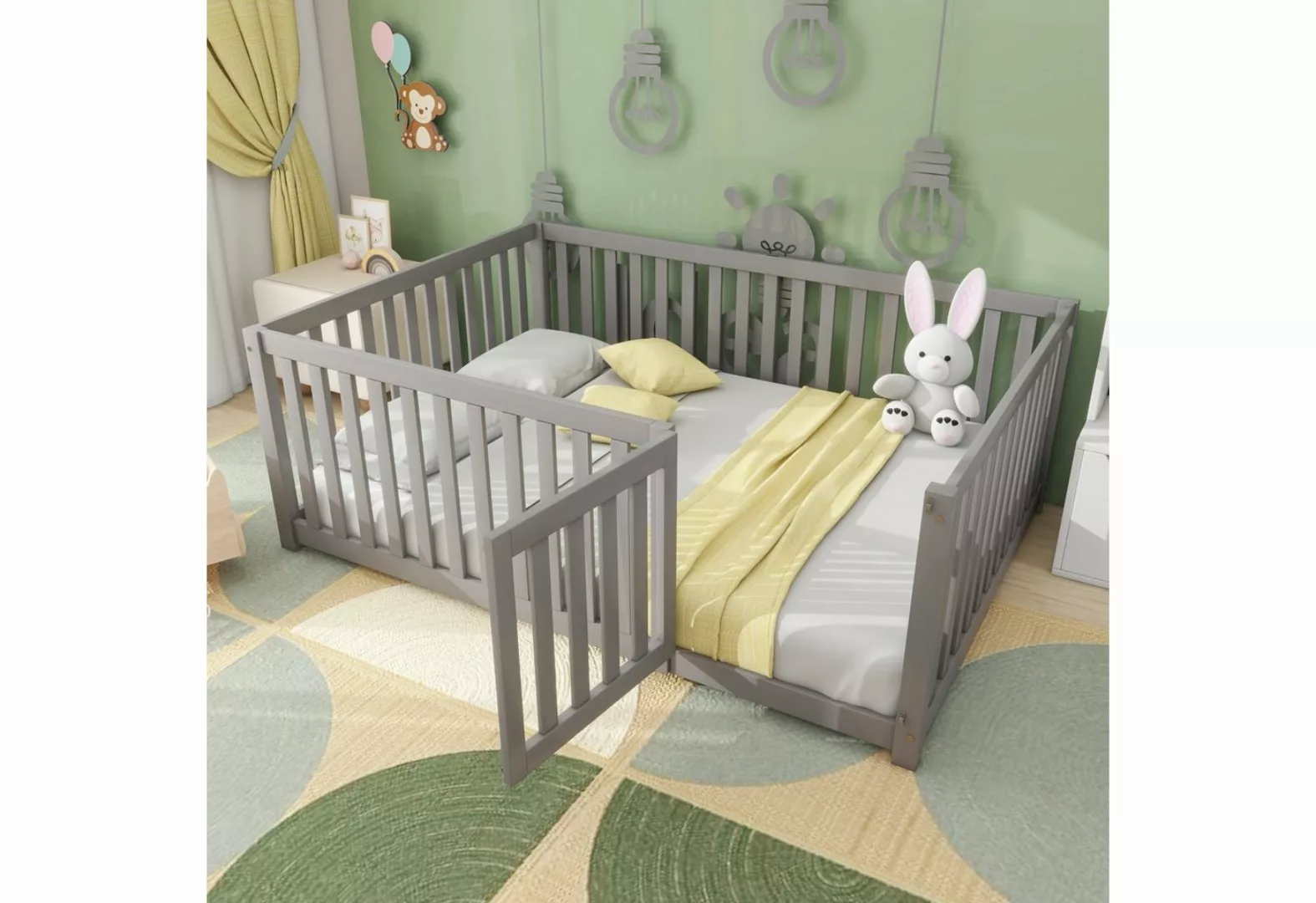 HAUSS SPLOE Kinderbett Einzelbett Holzbett Bettrahmen Kinderbett (140X200cm günstig online kaufen