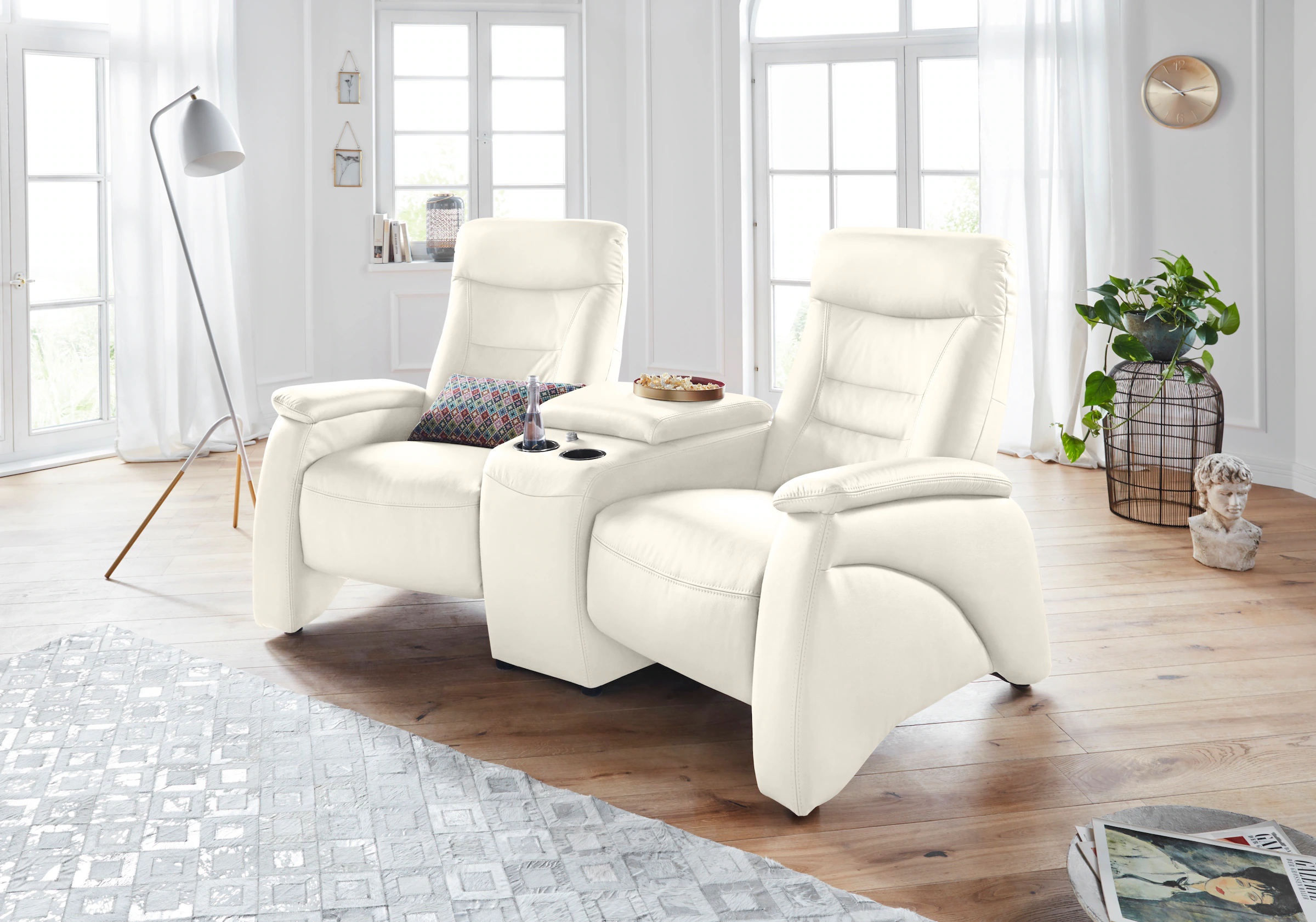 exxpo - sofa fashion 2,5-Sitzer "Ascoli, Kinosofa mit hohem Sitzkomfort, be günstig online kaufen