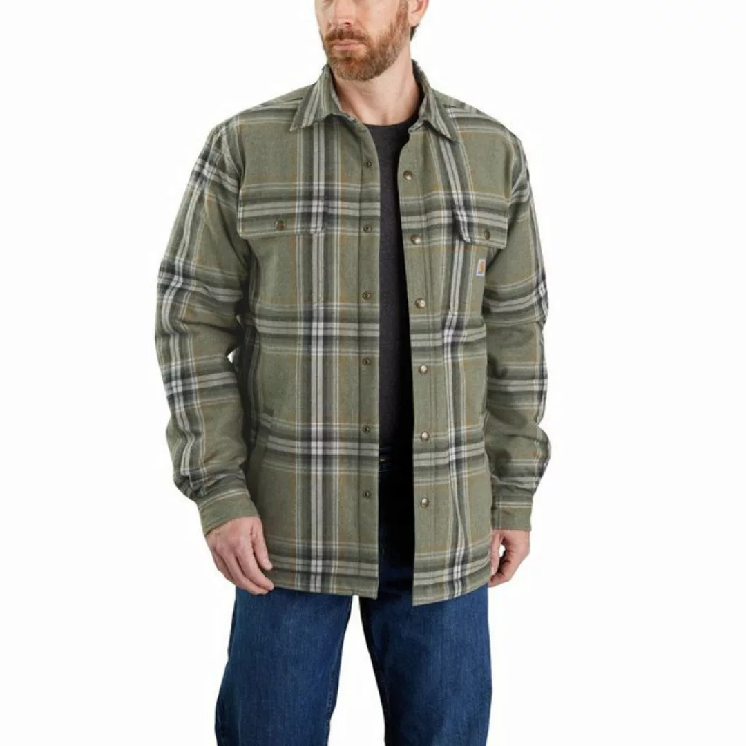 Carhartt Hemdjacke Carhartt FLANNEL SHERPA LINED SHIRT JAC 105430 (1-St) günstig online kaufen