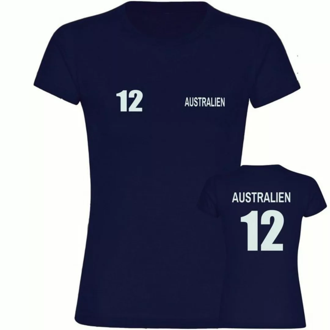 multifanshop T-Shirt Damen Australien - Trikot 12 - Frauen günstig online kaufen
