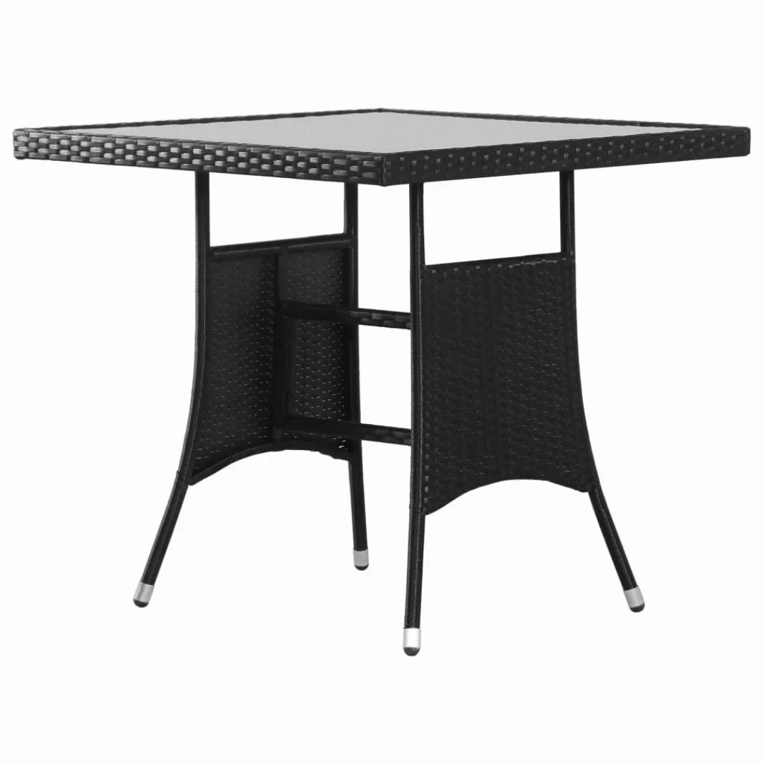vidaXL Gartentisch Gartentisch Schwarz 80 x günstig online kaufen
