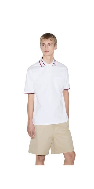 GUCCI Poloshirt Gucci Polo T-Shirt aus Baumwolle Weiß Herren günstig online kaufen