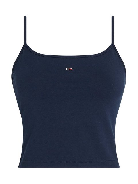 Tommy Jeans Spaghettitop Crop Essential Strap Tank Top, kurz mit verstellba günstig online kaufen