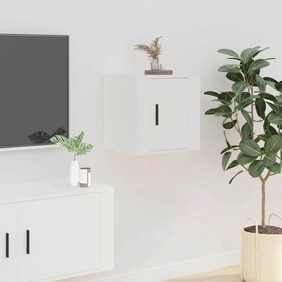 Vidaxl Tv-wandschrank Weiß 40x34,5x40 Cm günstig online kaufen