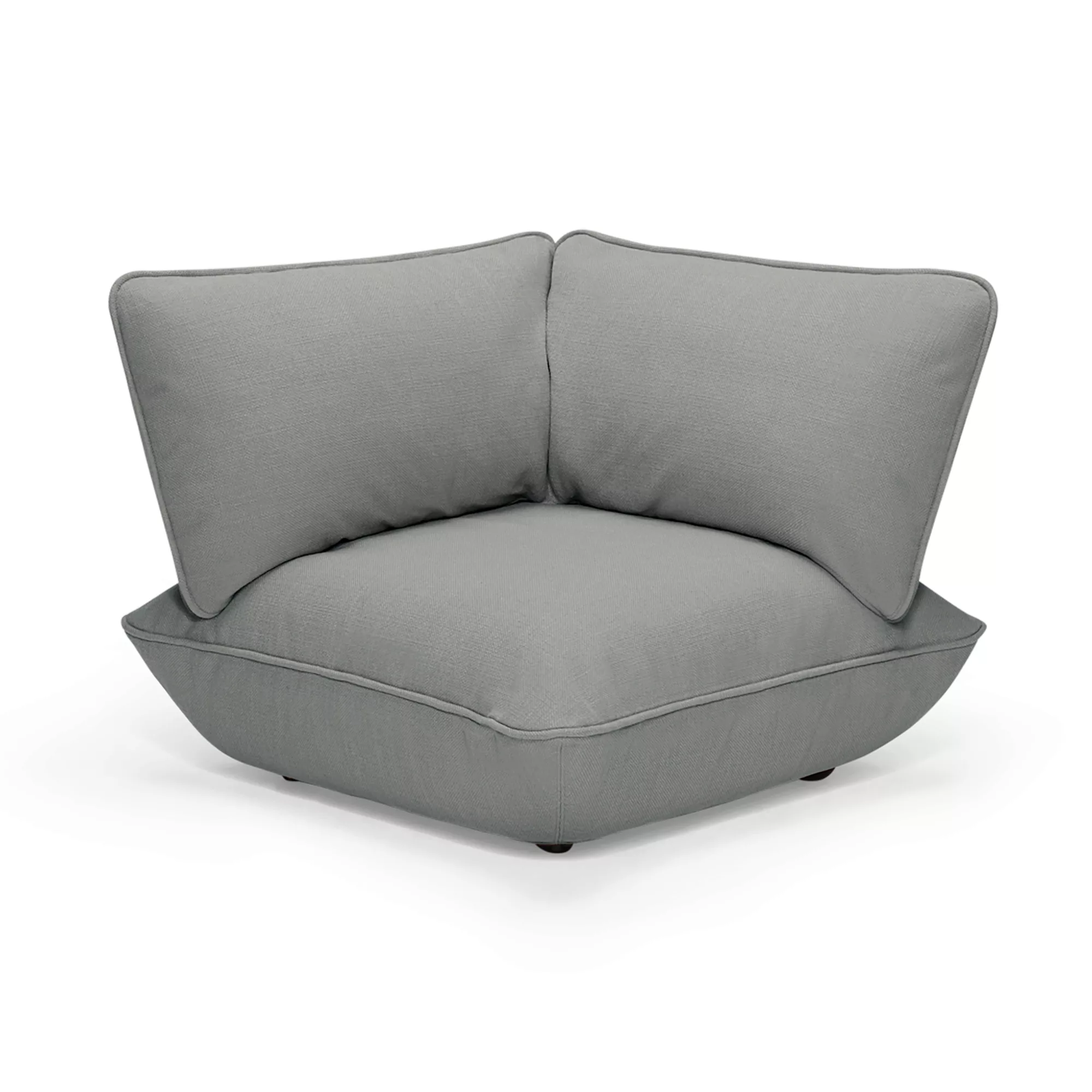 Eckkaminsessel Sumo textil grau / Modulierbares Sofa - Fatboy - Grau günstig online kaufen