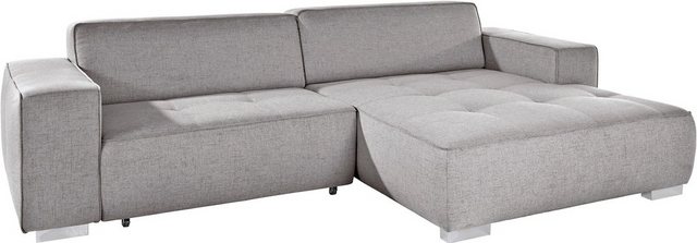 INOSIGN Ecksofa "Sapporo L-Form", wahlweise Bettfunktion oder Sitztiefenver günstig online kaufen