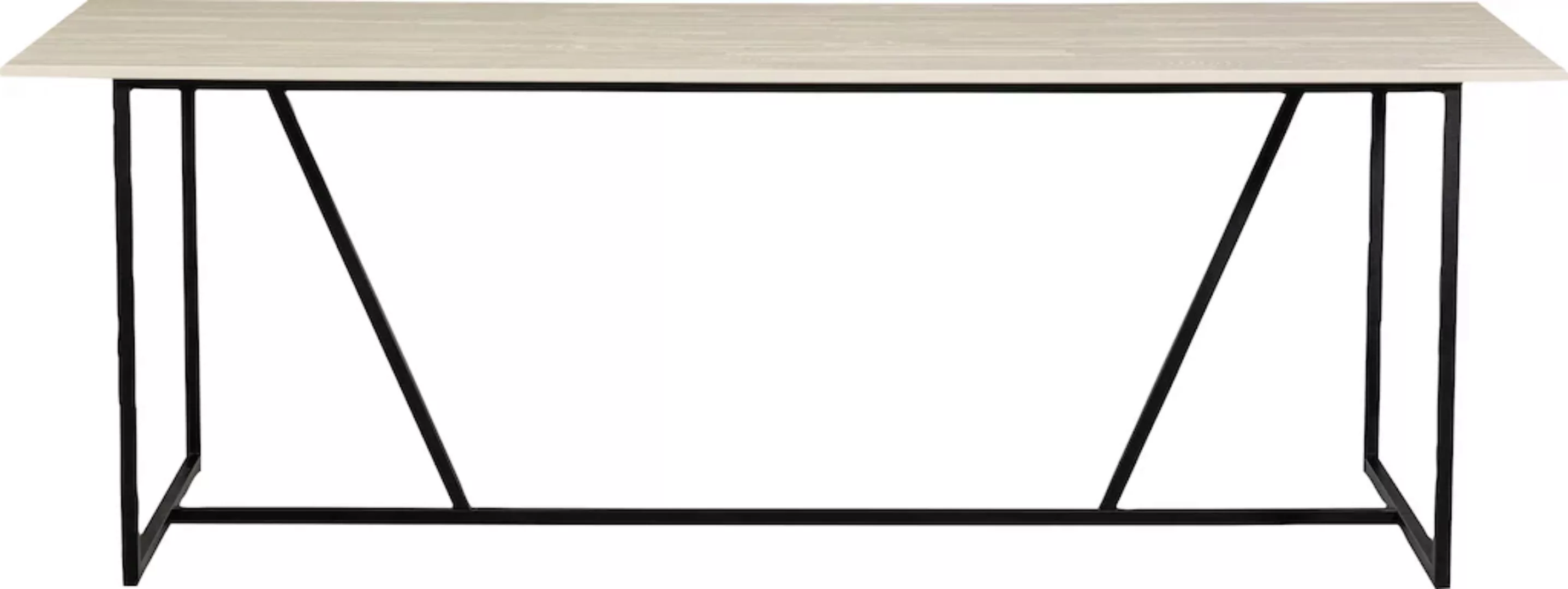 WOOOD Esstisch "Silas", rechteckige Form, Holz teilmassiv, H 75 cm x B 220 günstig online kaufen