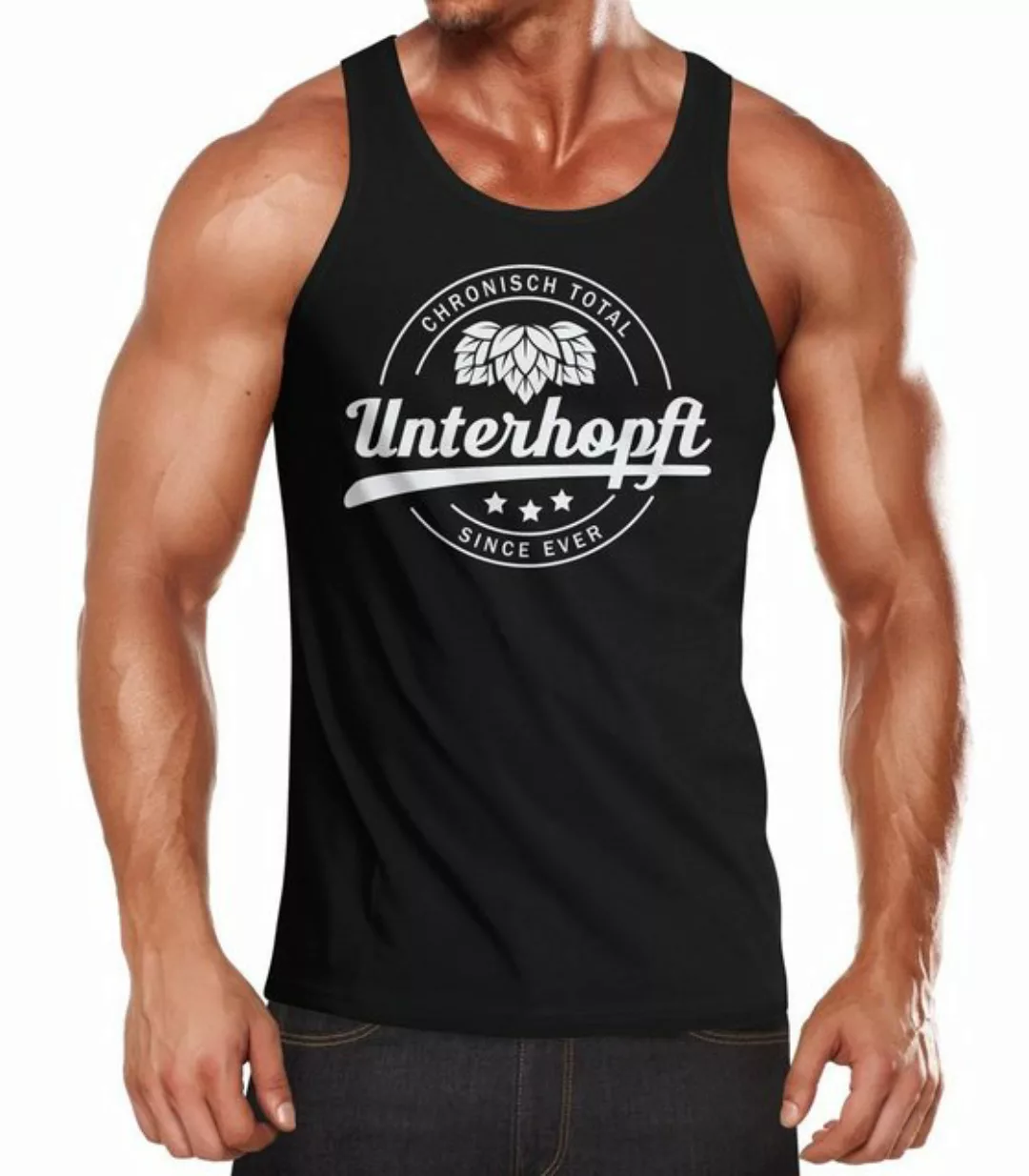 MoonWorks Tanktop Chronisch Unterhopft Tank-Top Chronisch Unterhopft since günstig online kaufen