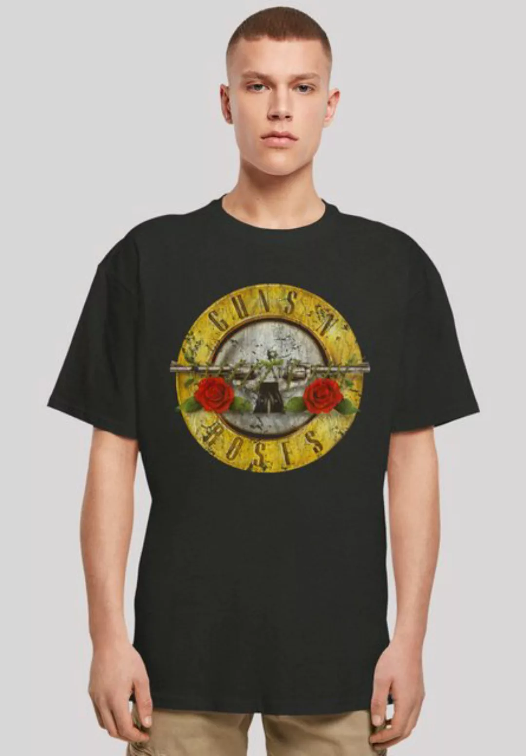 F4NT4STIC T-Shirt Guns 'n' Roses Vintage Logo Black Premium Qualität günstig online kaufen