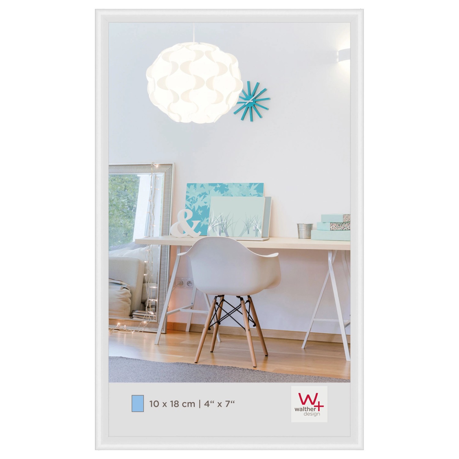 walther design New Lifestyle Kunststoff Bilderrahmen 10x18 cm KV118W günstig online kaufen