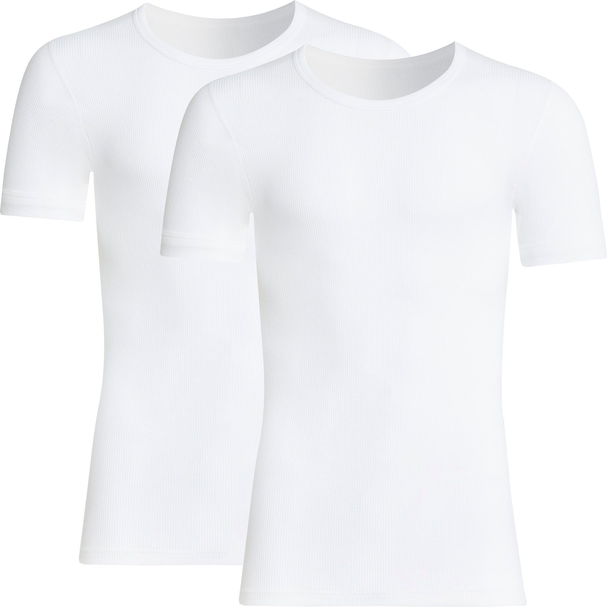 conta T-Shirt Herren-Unterhemd, 1/2-Arm 2er-Pack Doppelripp günstig online kaufen