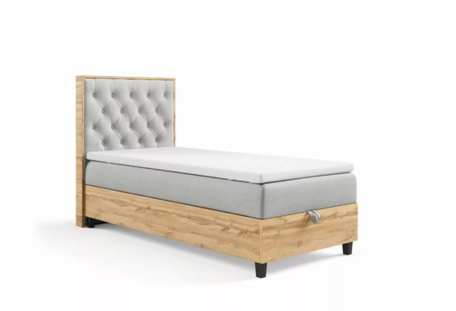 Best for Home Boxspringbett mit Bettkasten Trinity K-14 PLATE SINGLE Bonell günstig online kaufen