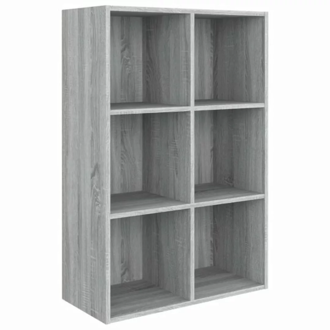 vidaXL Bücherregal BücherregalSideboard Grau Sonoma 66x30x98 cm Spanplatte günstig online kaufen