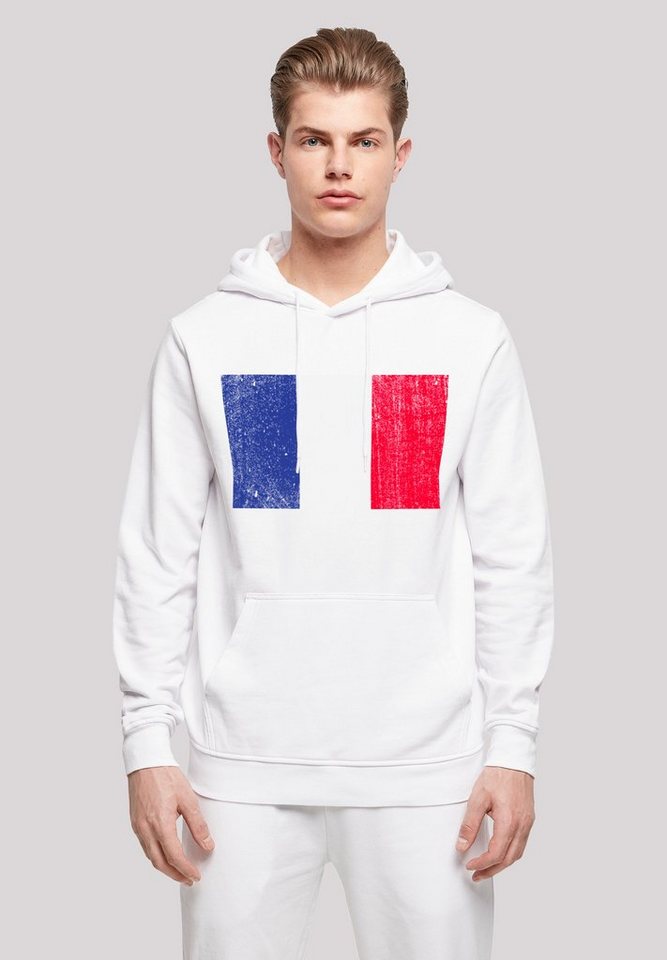 F4NT4STIC Kapuzenpullover France Frankreich Flagge distressed Print günstig online kaufen