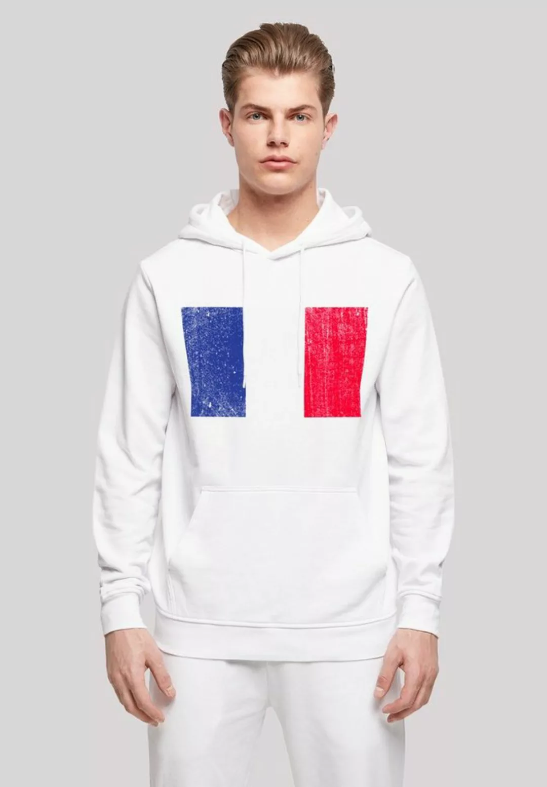 F4NT4STIC Kapuzenpullover "France Frankreich Flagge distressed", Print günstig online kaufen