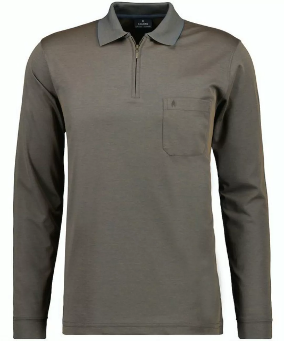 RAGMAN T-Shirt Ragman / He.Polo / Polo zip soft knit LS günstig online kaufen