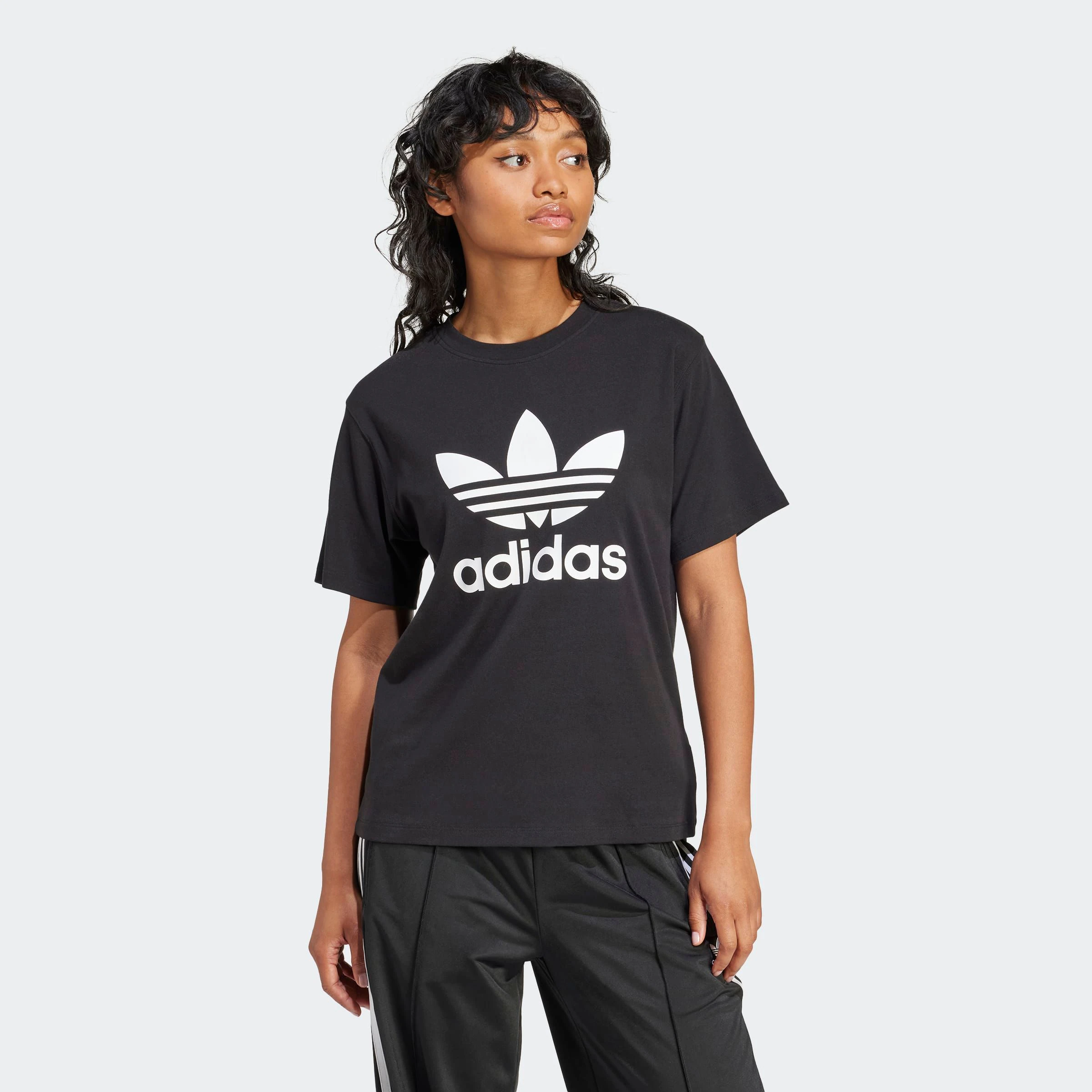 adidas Originals T-Shirt "TREFOIL TEE", Basic Shirt mit großem Trefoil Logo günstig online kaufen