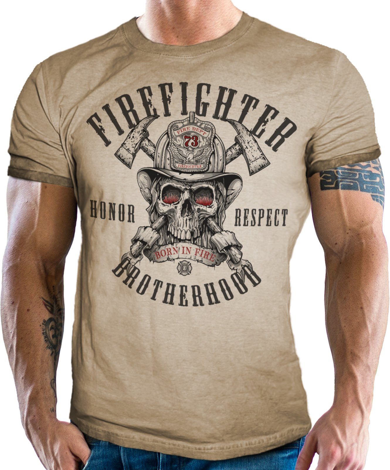 LOBO NEGRO® T-Shirt im used vintage günstig online kaufen