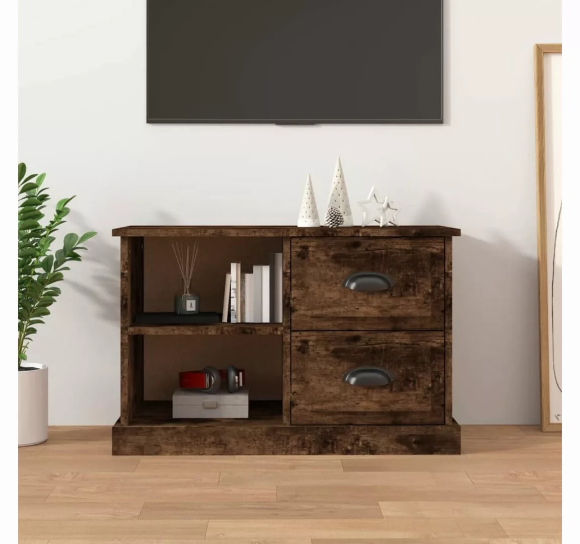 vidaXL TV-Schrank TV-Schrank Räuchereiche 73x35,5x47,5 cm Spanplatte günstig online kaufen