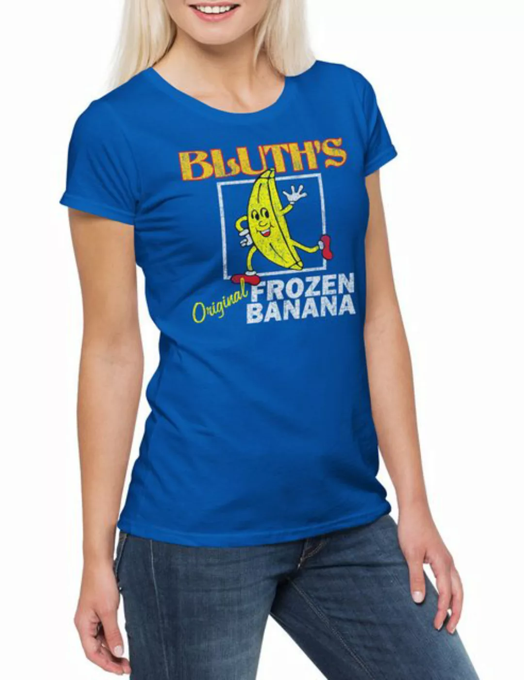 Urban Backwoods Print-Shirt Bluth's Original Frozen Banana II Damen T-Shirt günstig online kaufen