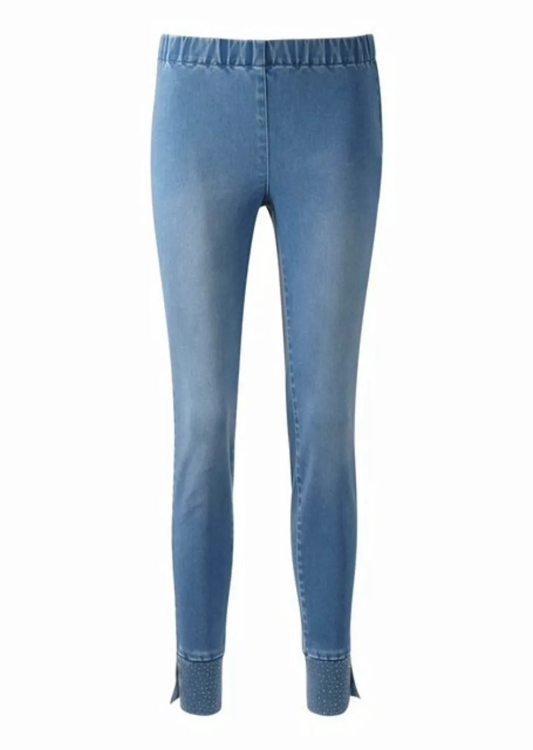 MADELEINE Leggings Jegging mit Nieten am Saum günstig online kaufen