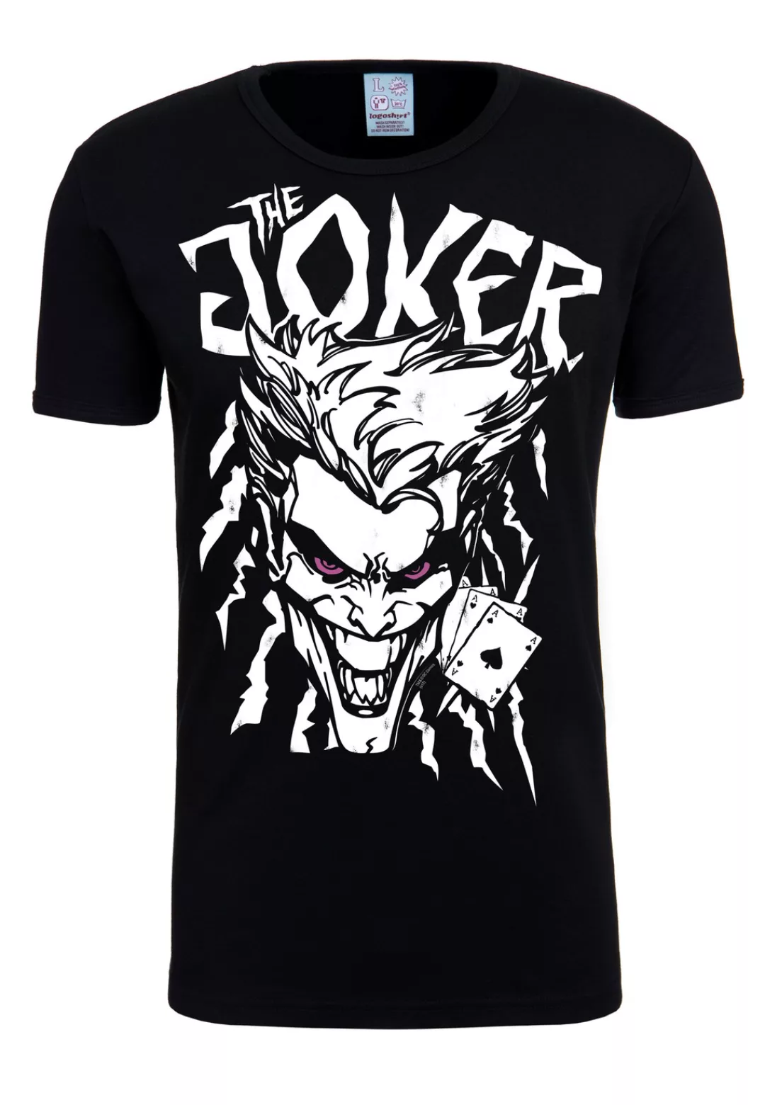 LOGOSHIRT T-Shirt "The Joker", mit lizenziertem Originaldesign günstig online kaufen