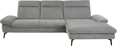 HUKLA Ecksofa "HU-HP22156 L-Form", inkl. Kopfpolsterverstellung, optional m günstig online kaufen