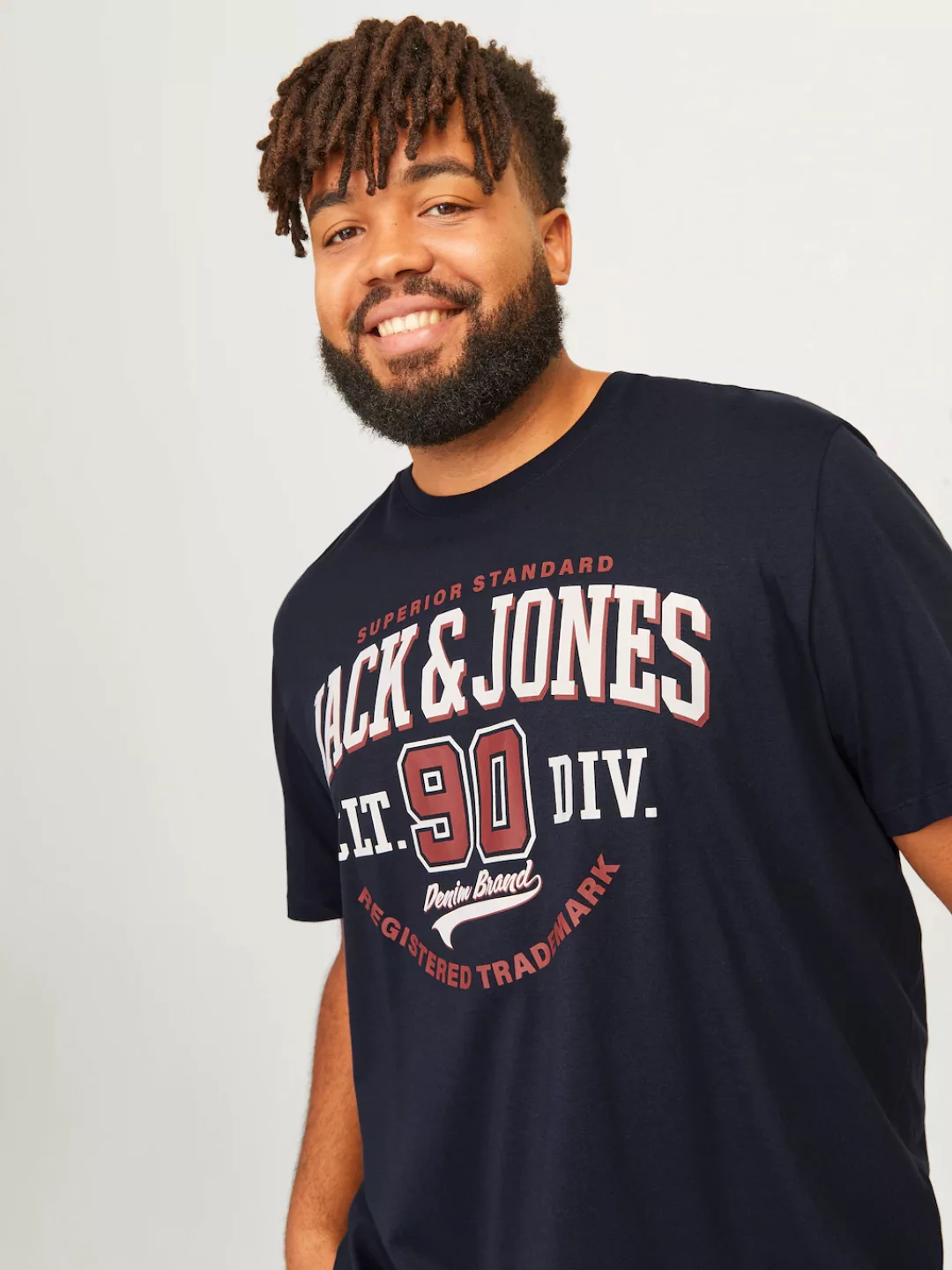 Jack & Jones PlusSize T-Shirt "JJELOGO TEE SS O-NECK 2 COL AW24 S PLS", mit günstig online kaufen