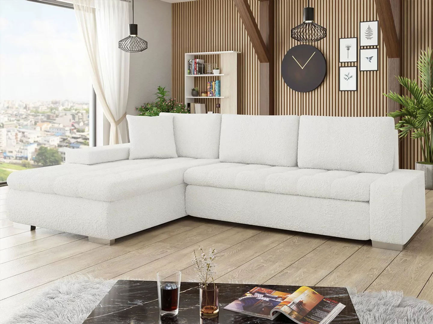 MIRJAN24 Ecksofa Orkan Premium, mit Schlaffunktion und Bettkasten, Elegante günstig online kaufen