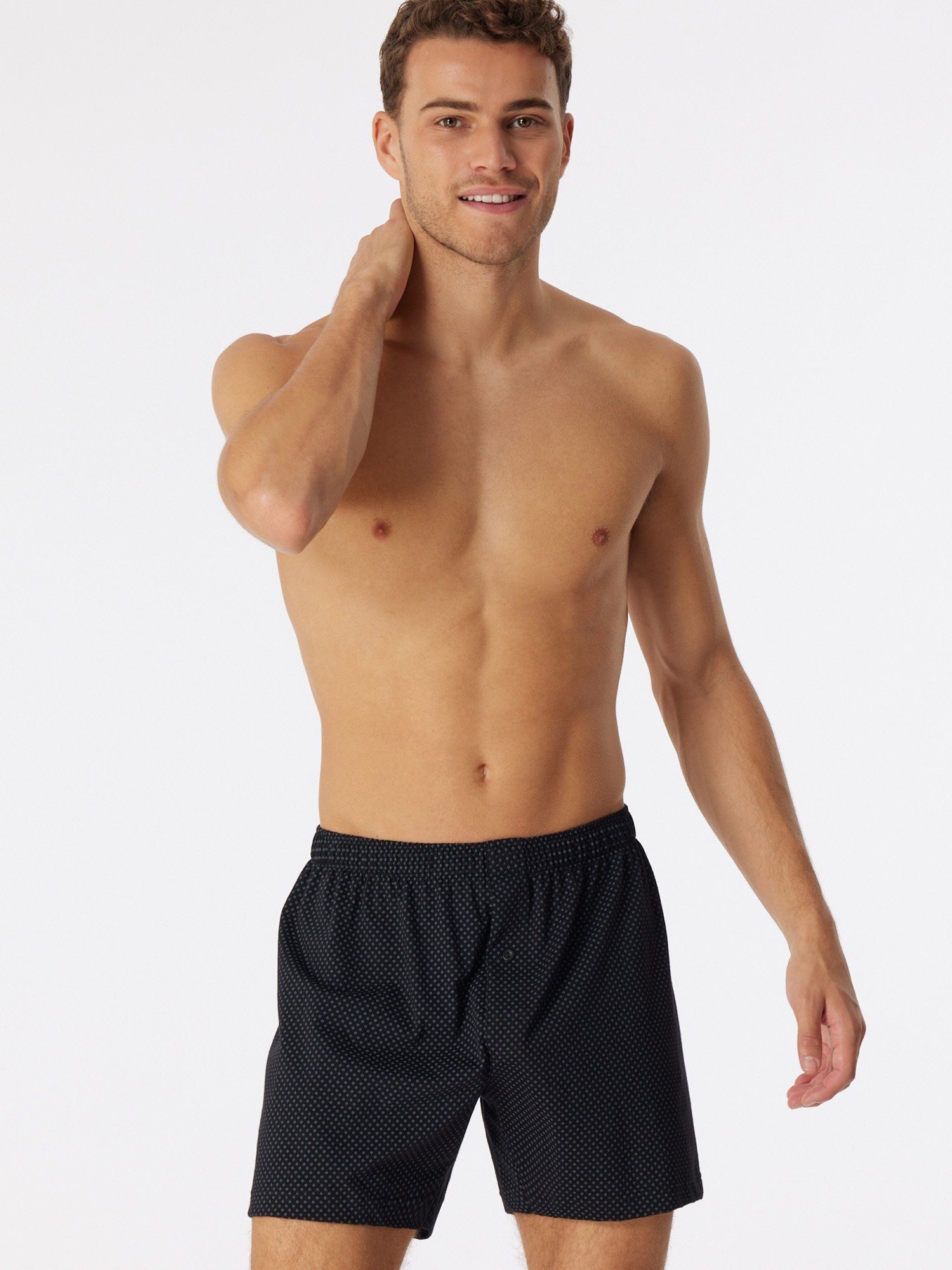 Schiesser Weiter Boxer "Cotton Casual", mit Eingriff, gepunktet günstig online kaufen