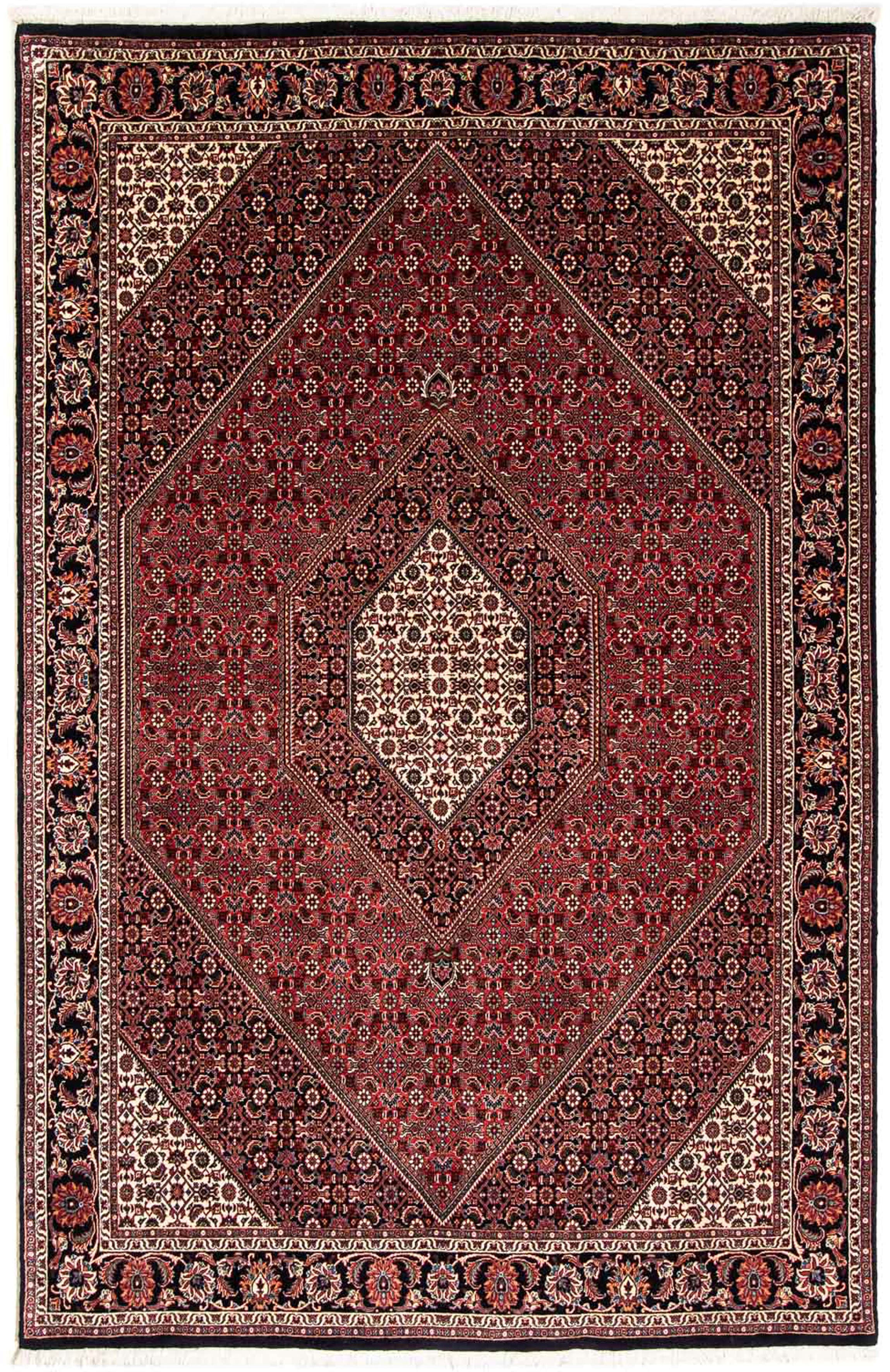 morgenland Orientteppich »Perser - Bidjar - 240 x 166 cm - dunkelrot«, rech günstig online kaufen