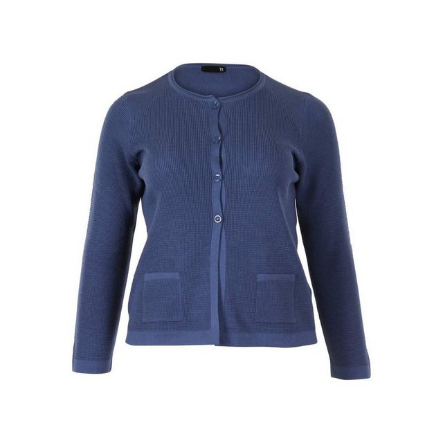 Rabe Strickjacke blau regular (1-tlg) günstig online kaufen