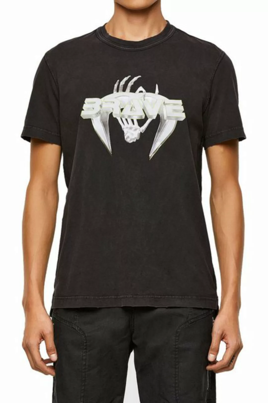 Diesel T-Shirt Diesel Herren "T-DIEBIND-SLITS-A2 MAGLIETTA" T-Shirt günstig online kaufen