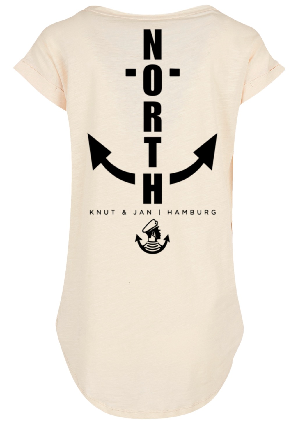 F4NT4STIC T-Shirt "North Anchor Knut & Jan Hamburg", Print günstig online kaufen