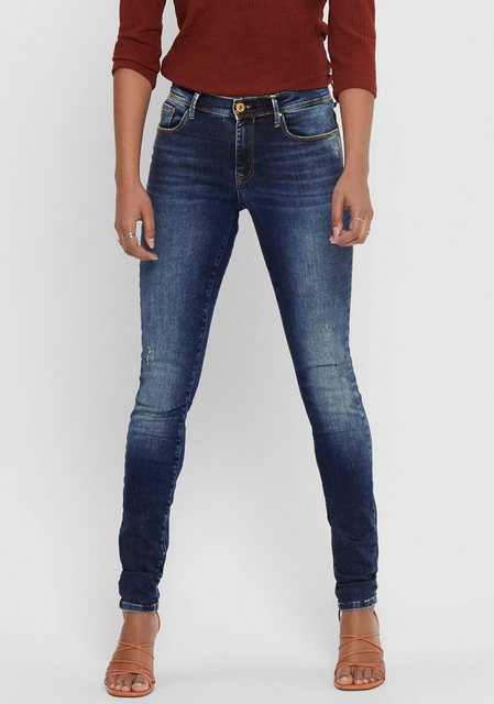 Only Damen Jeans onlSHAPE REG SK DNM JEANS REA4488 - Skinny Fit - Blau - Da günstig online kaufen