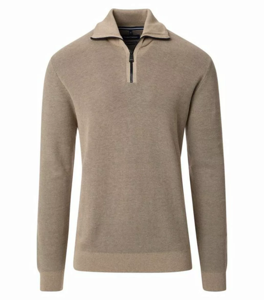 Casa Moda Halfzip Pullover Grün - Größe L günstig online kaufen