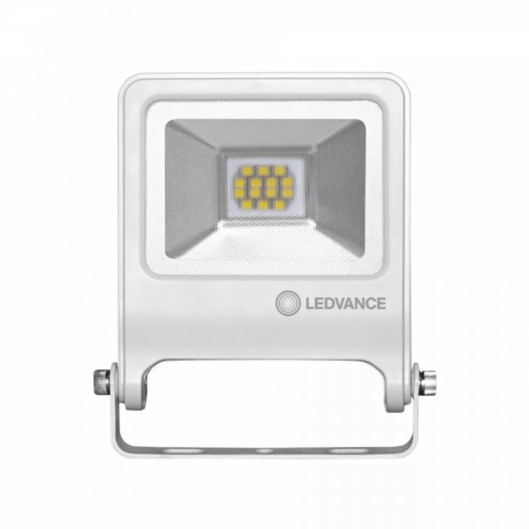 LEDVANCE ENDURA FLOOD 10 W LED Wandstrahler Warmweiß 12,2 cm Aluminium Weiß günstig online kaufen