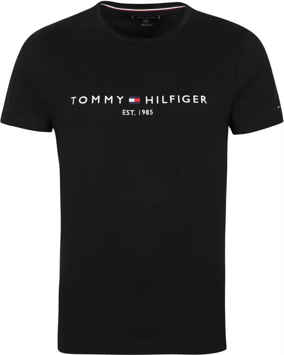 Tommy Hilfiger Logo T-shirt Schwarz - Größe XS günstig online kaufen