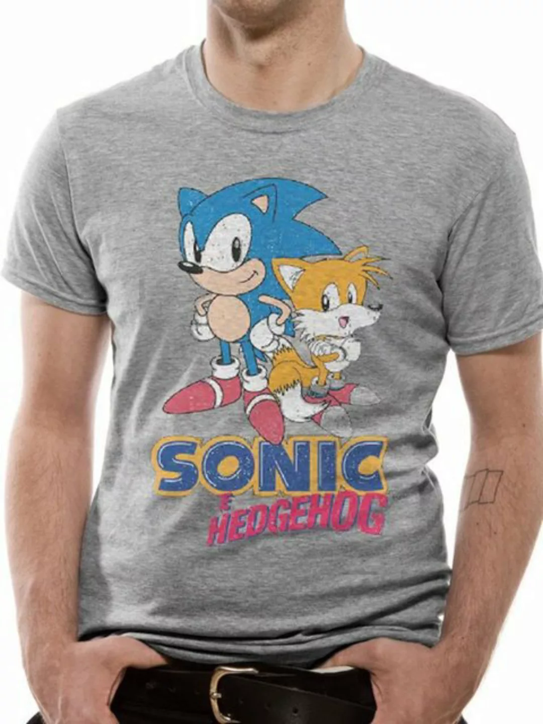 Sonic SEGA Print-Shirt SONIC THE HEDGEHOG T-Shirt Erwachsene + Jugendliche günstig online kaufen