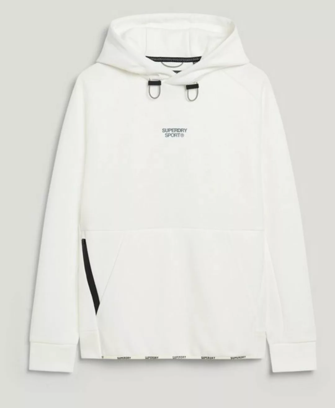 Superdry Sweater SPORT TECH LOGO LOOSE HOOD New Chalk White günstig online kaufen