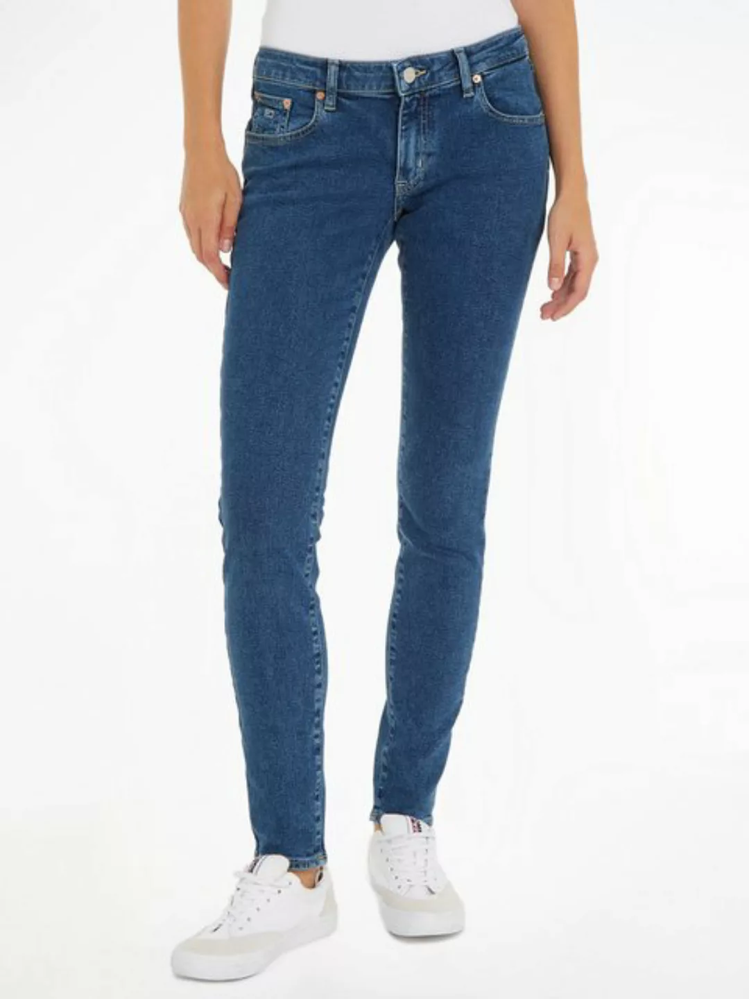 Tommy Jeans Slim-fit-Jeans "Skinny Jeans Marken Low Waist Mittlere Leibhöhe günstig online kaufen