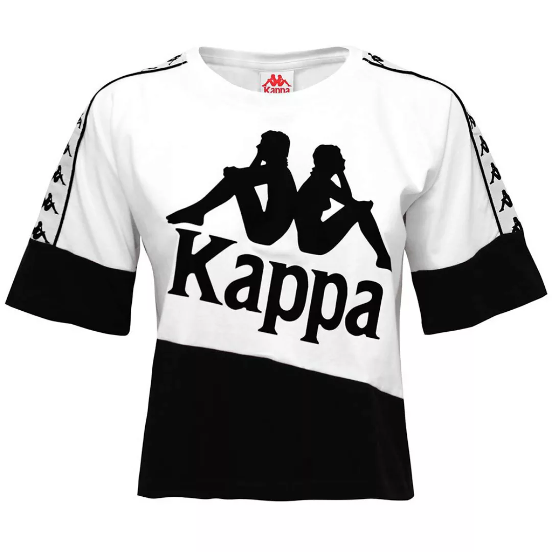 Kappa Balimnos 222 Banda Kurzärmeliges T-shirt M White / Black / White günstig online kaufen