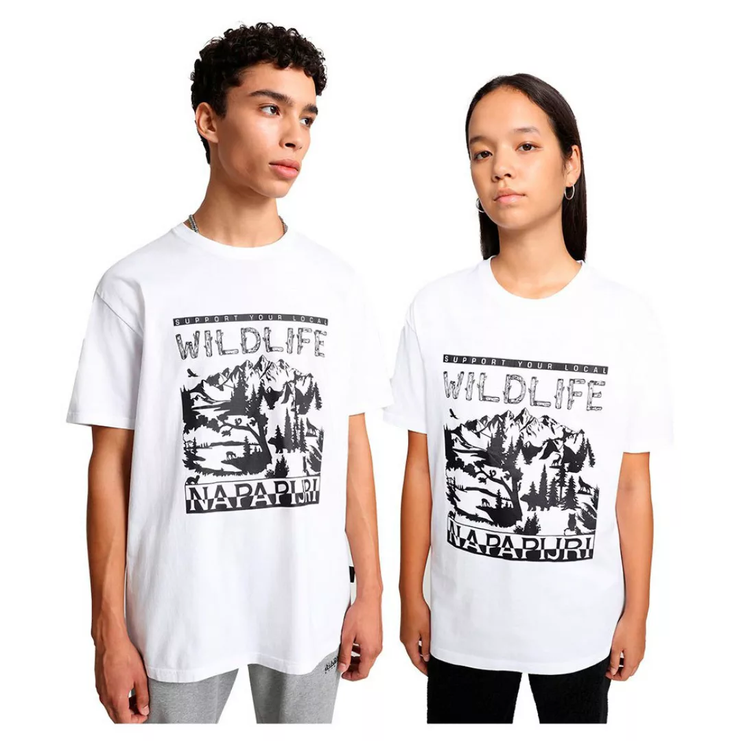 Napapijri S-latemar Kurzärmeliges T-shirt S Bright White SS günstig online kaufen