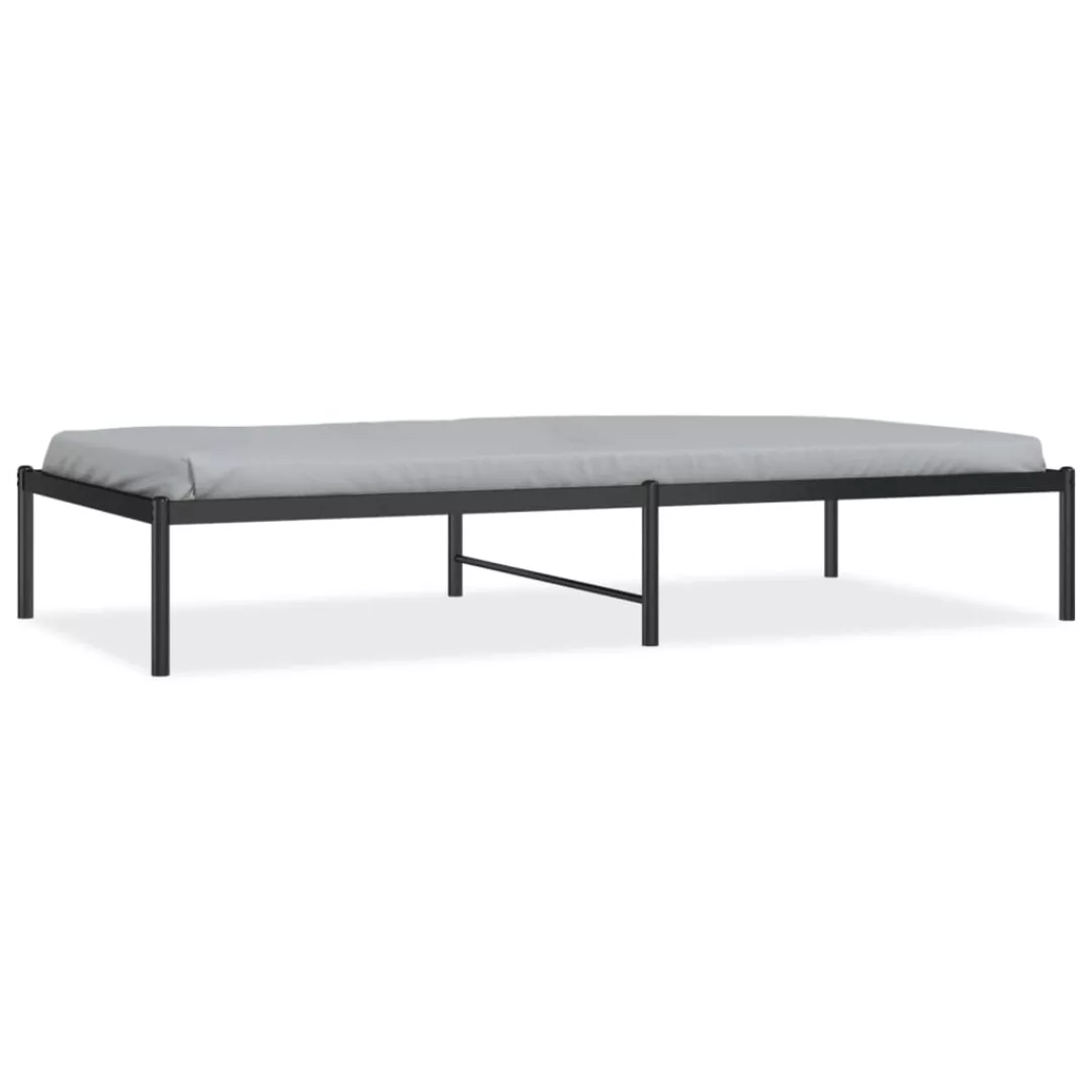 Vidaxl Bettgestell Metall Schwarz 90x190 Cm günstig online kaufen