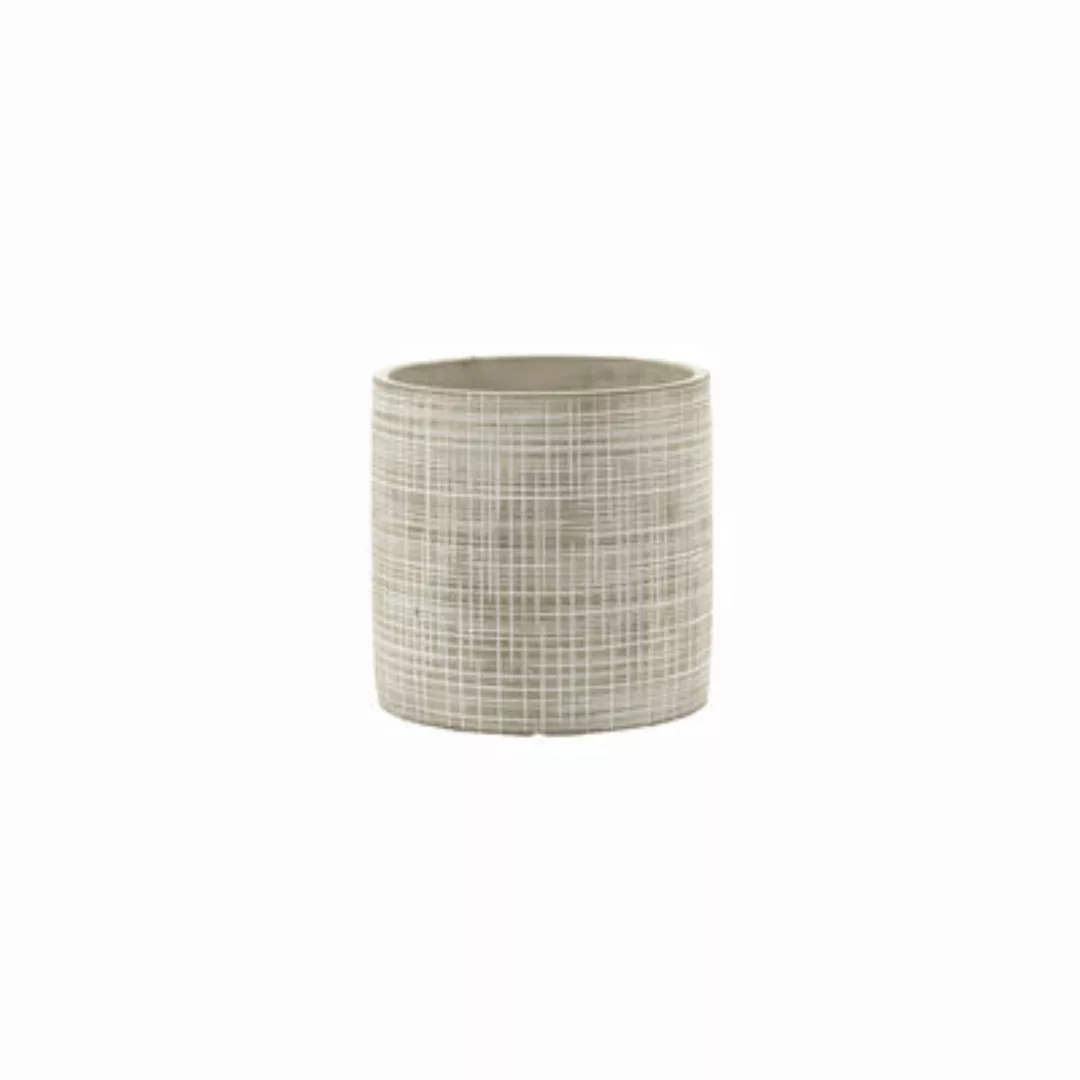 Übertopf Cylindre Medium keramik beige / Steinzeug - Ø 15 x H 15 cm - Serax günstig online kaufen