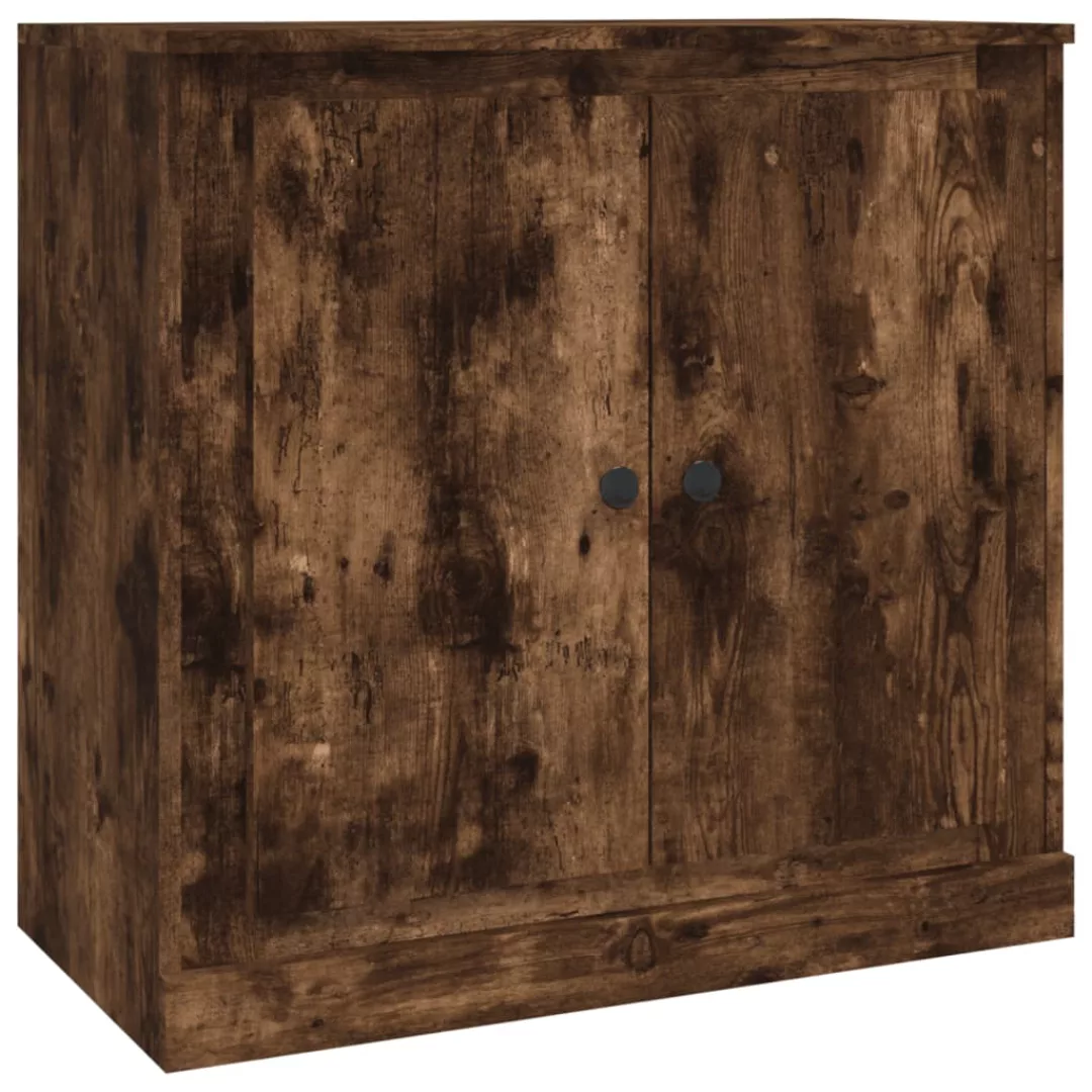 Vidaxl Sideboard Räuchereiche 70x35,5x67,5 Cm Holzwerkstoff günstig online kaufen