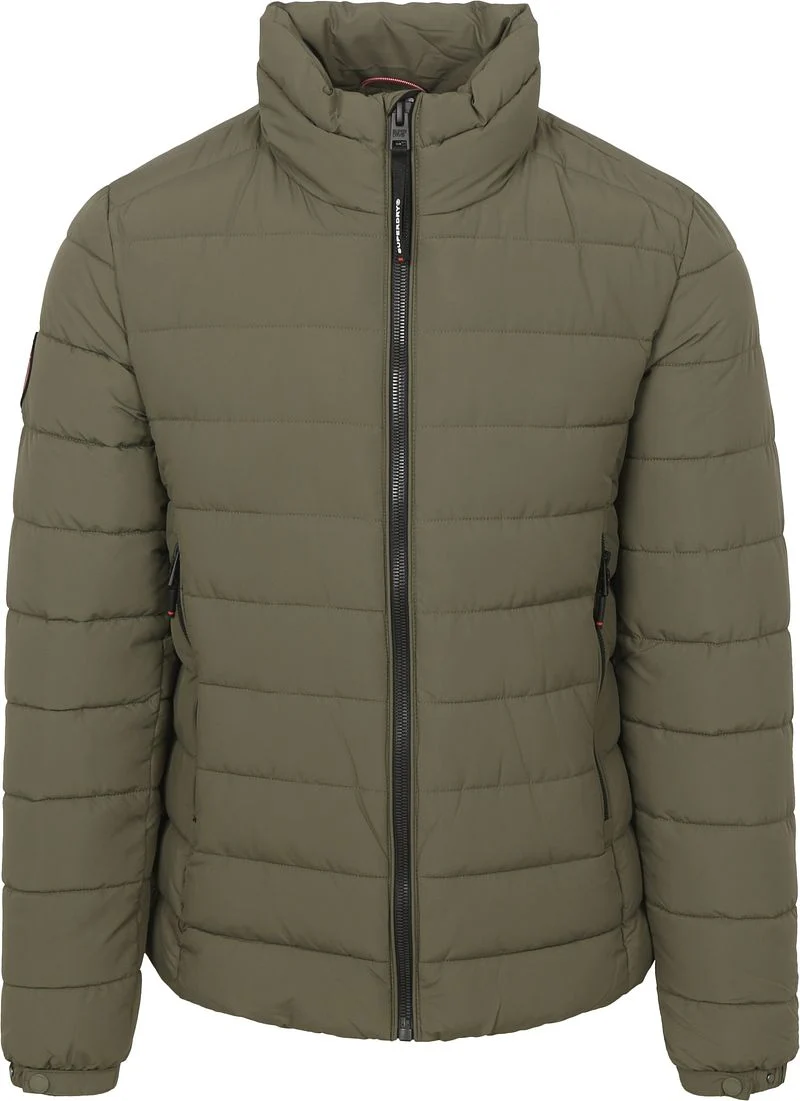 Superdry Fuji Pufferjacke Olivgrün - Größe XL günstig online kaufen